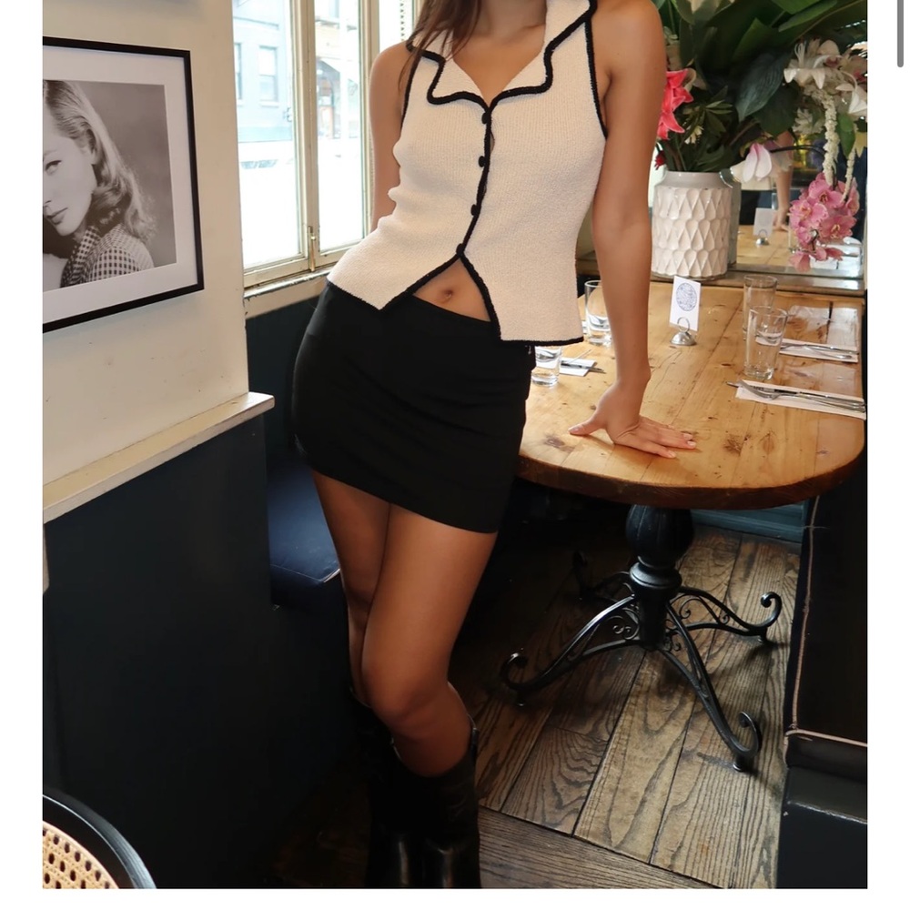 Black Mini Skort